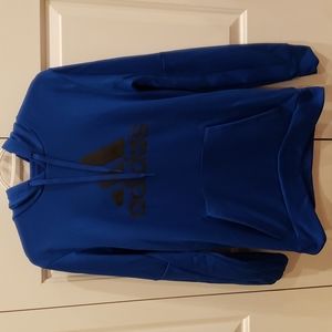 Adult small blue Adidas hoodie